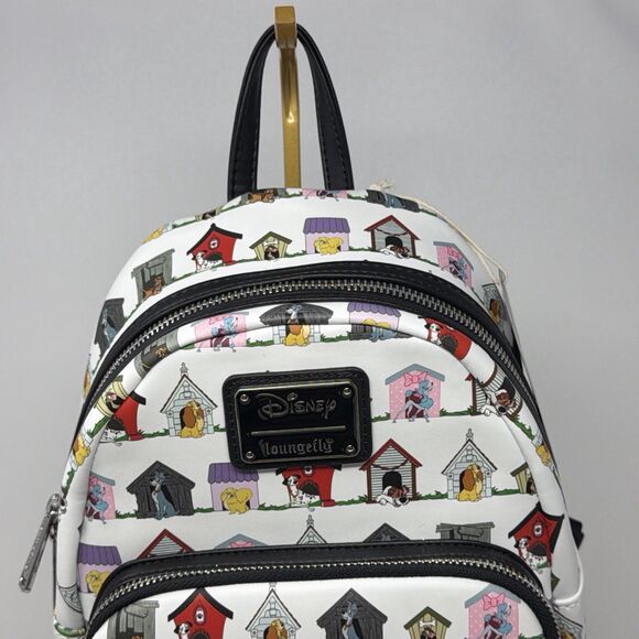 Disney Loungefly Lady & The Tramp Dogs Houses Mini Backpack NWT WDBK1305 main image 8